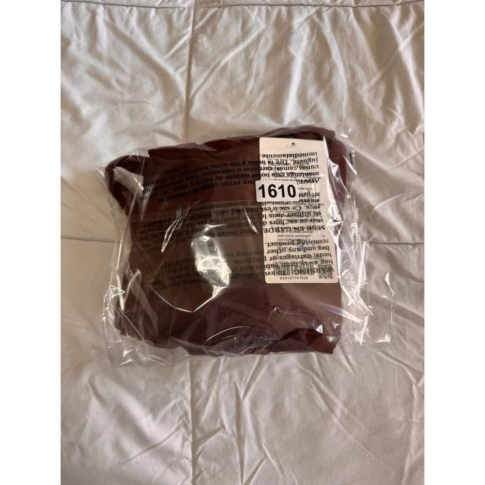 New Lululemon Align Strap Dress Size 10 Rockwood Red Built In Bra & Shorts - Picture 11 of 11